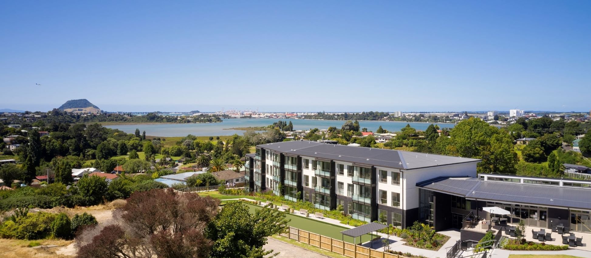 The Bayview Apartments overlooking Mount Maunganui