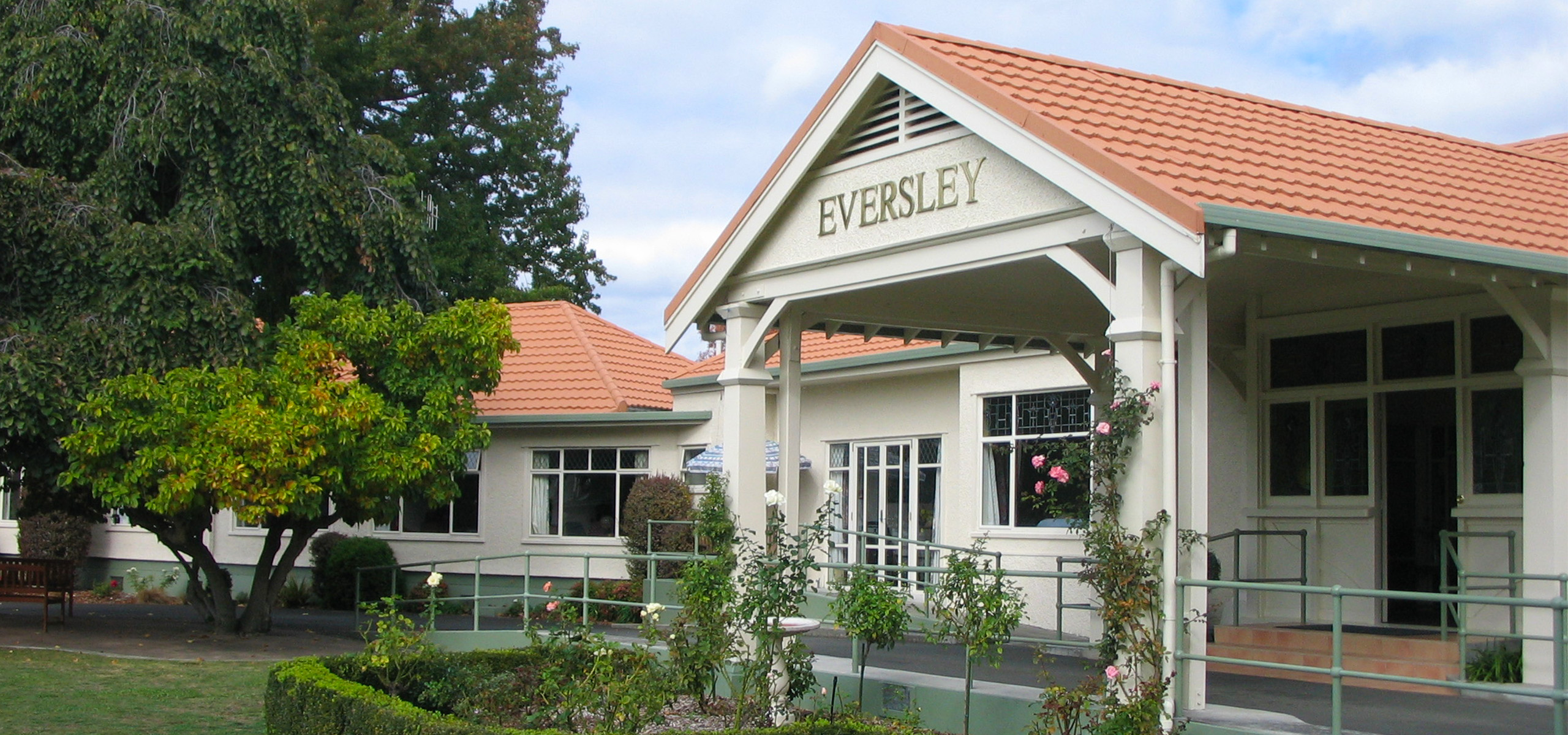 Eversley front entrance exterior